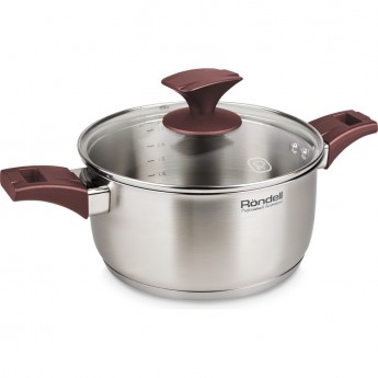 Кастрюля с крышкой RONDELL IMPULSE 24 см, 4,8 л Кастрюля с крышкой RONDELL IMPULSE 24 см, 4,8 л